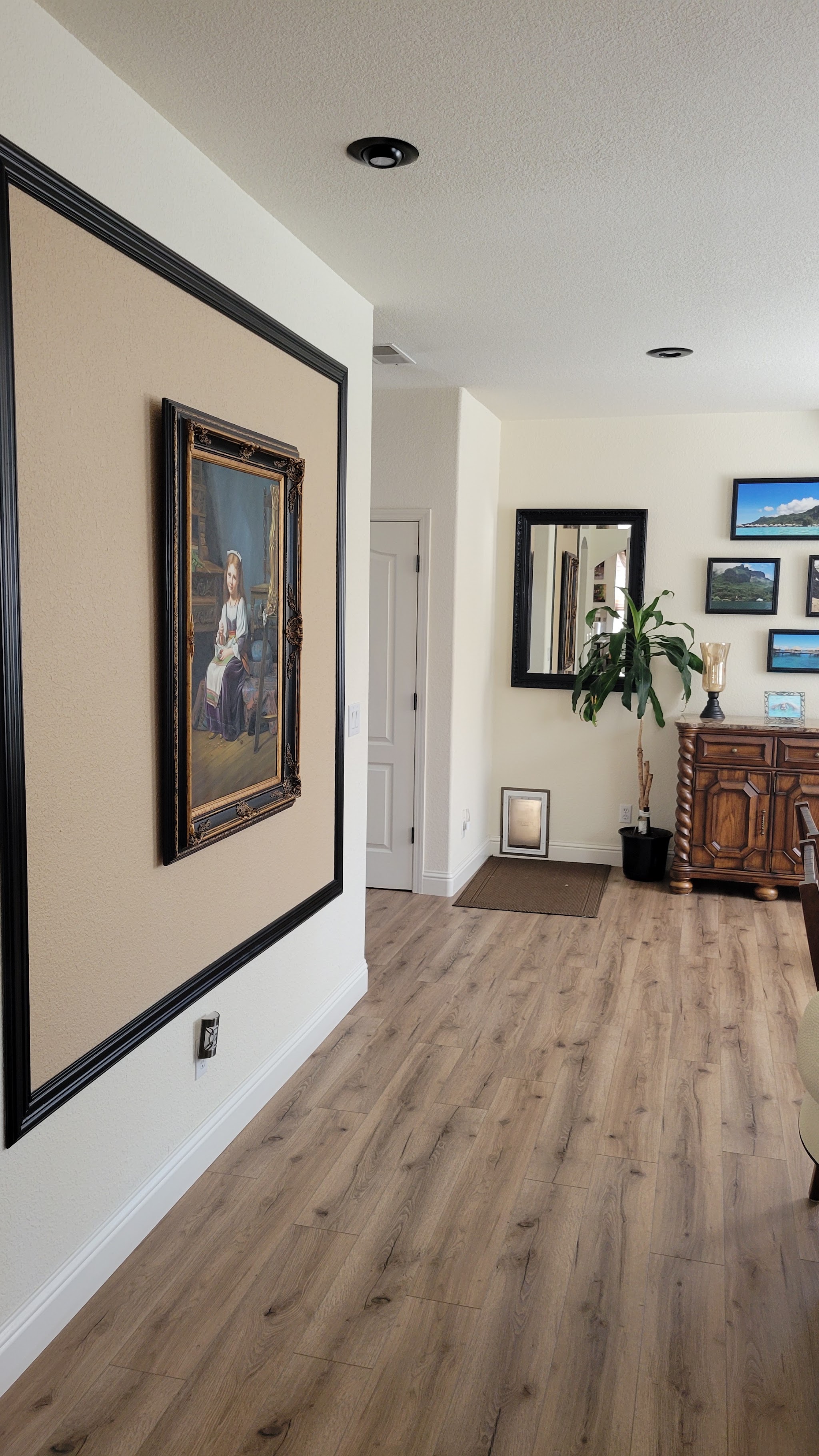 Flooring installation, customer photo