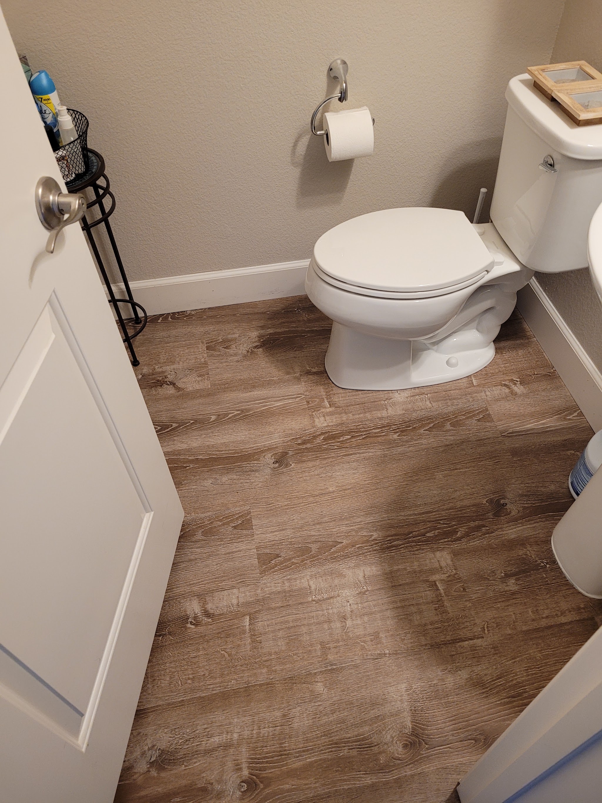 Finished flooring in a Manteca home